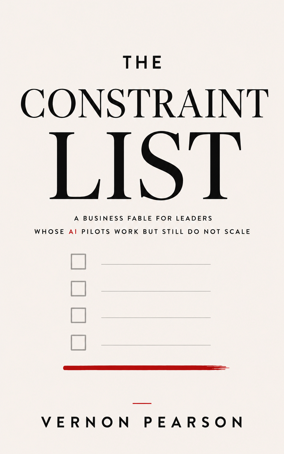 The Constraint List by Vernon Pearson